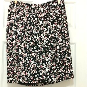 Liz Claiborne Career Floral Skirt Size 8